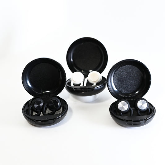 Earplugs VIBE Black | Protectores para Conciertos y Fiestas